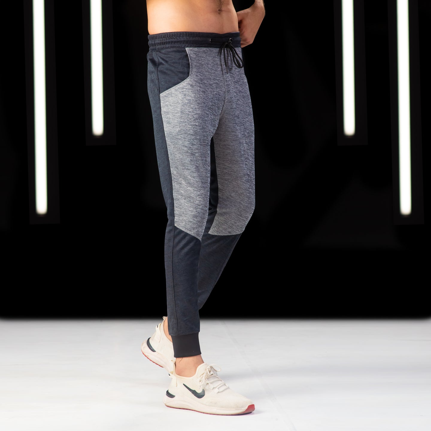 FIREOX Activewear Hybrid Trouser Black Grey, D2, 2024