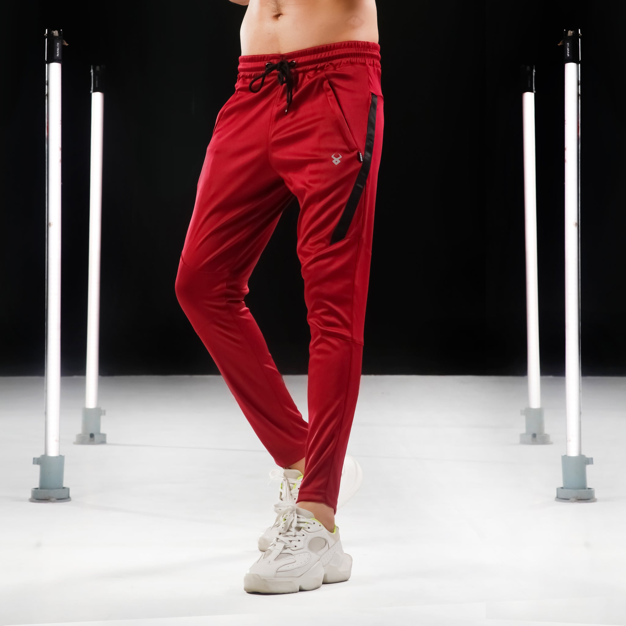 FIREOX Activewear Trouser, Maroon, D1, 2024