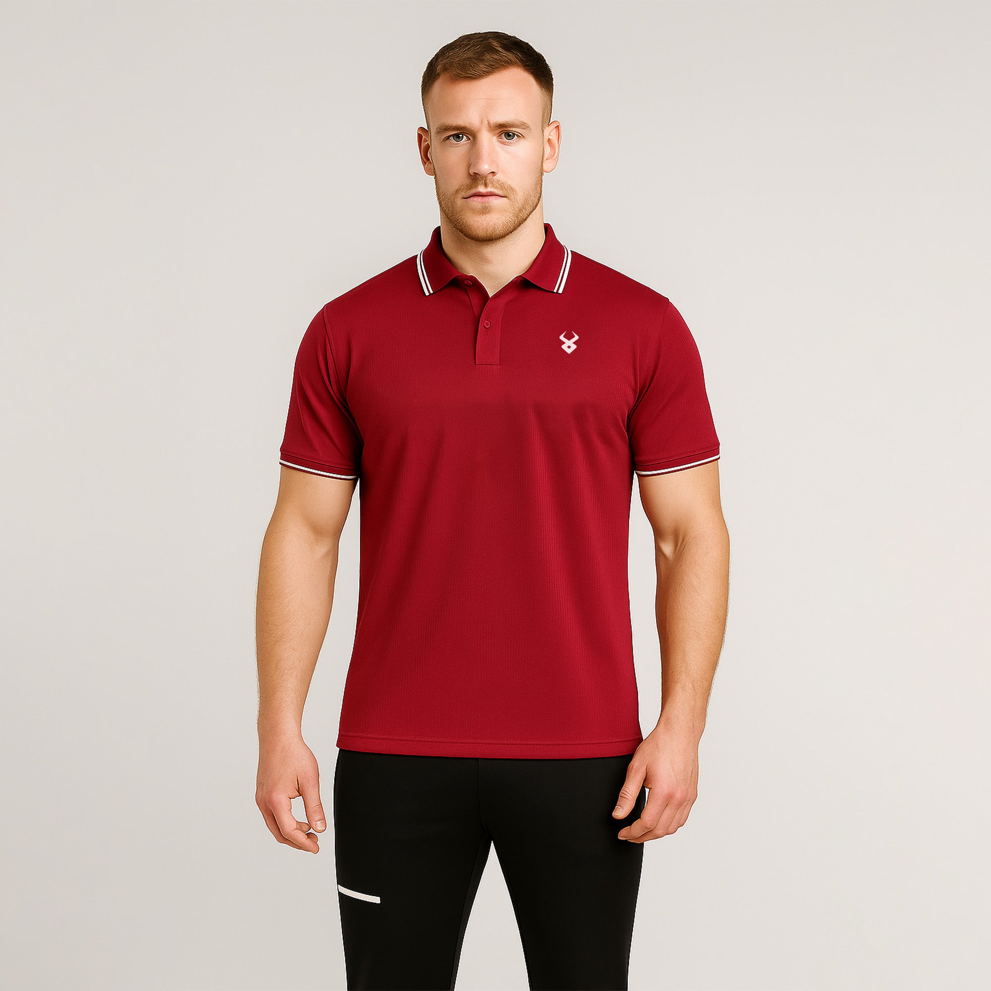 FIREOX Men’s Workalatics Polo, Maroon, 2025
