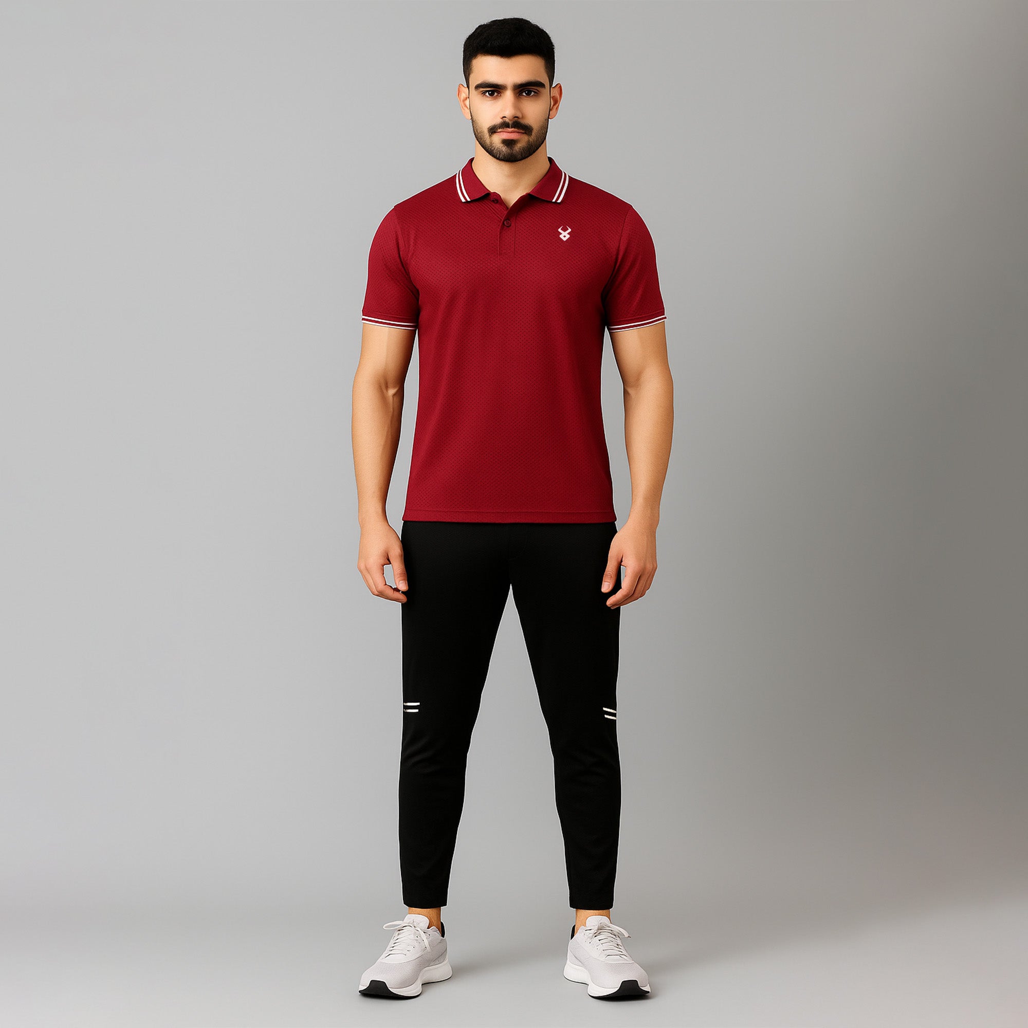 FIREOX Men’s Workalatics Polo, Maroon, 2025