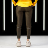 Fireox Women Pro Joggers Stripes, Olive Green, 2024