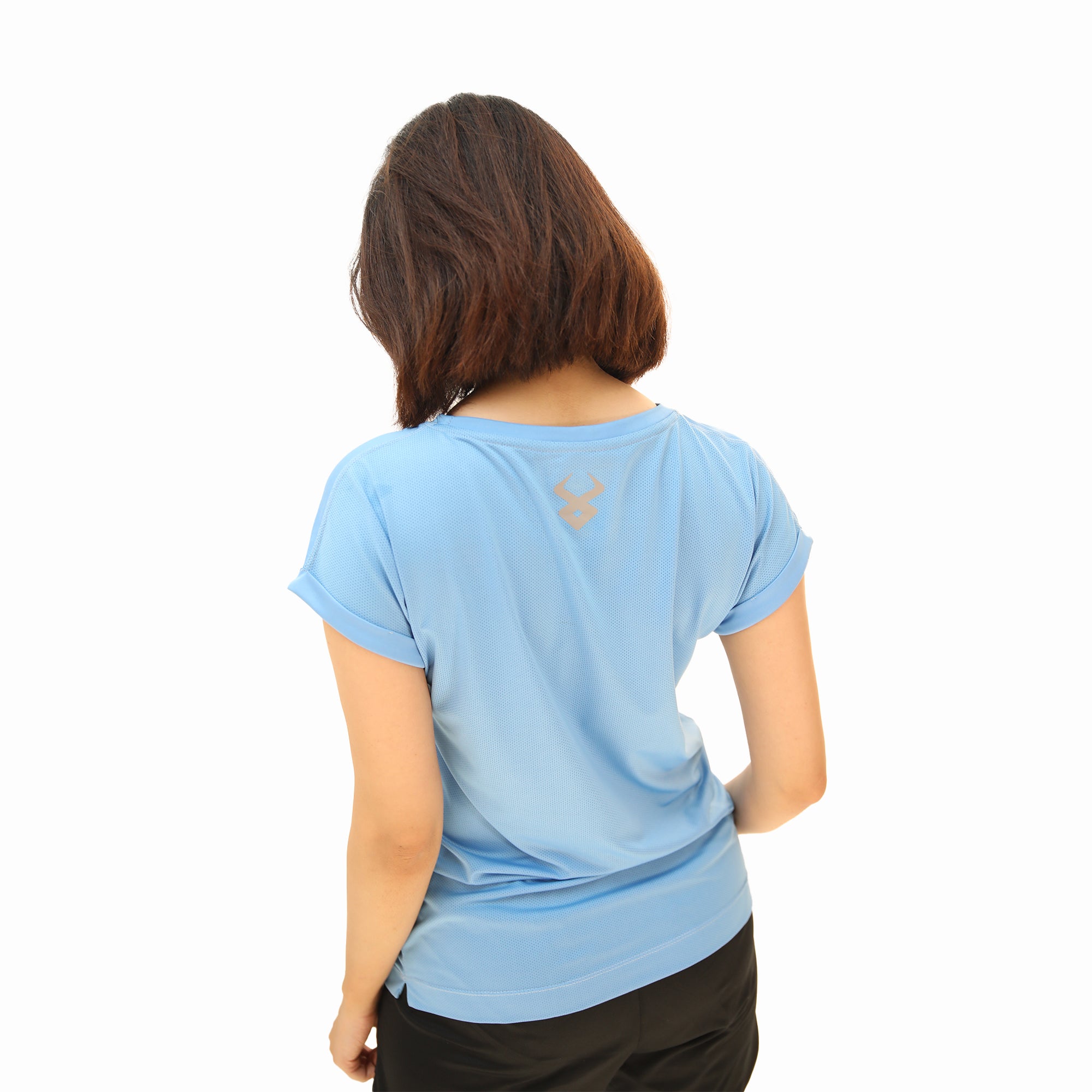 Fireox Hybrid Women T-Shirt, Sky Blue