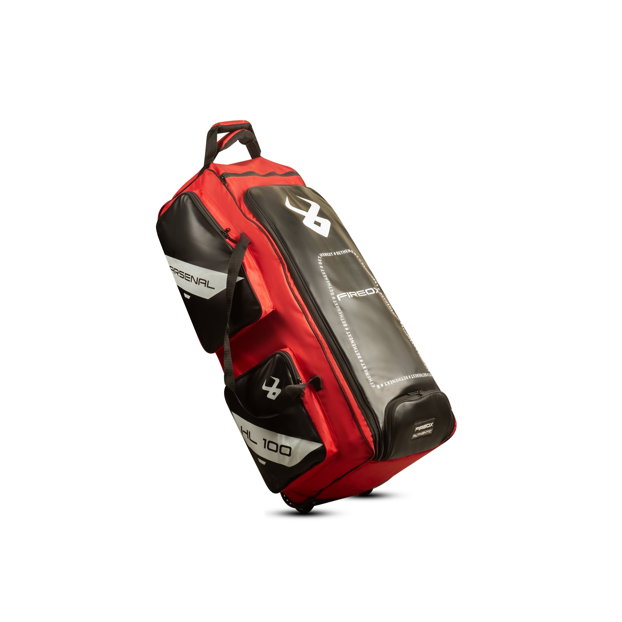FIREOX HL 100 Wheelie Bag, Red & Black, 2025