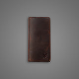 Fireox Premium Leather Long Wallet, Brown
