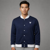 FIREOX MEN Baseball Jacket , Navy Blue, 2025