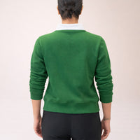 FIREOX Women Sweat Shirt, Green White, 2026