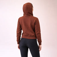 FIREOX Women Zipper Jacket, Brown, 2025