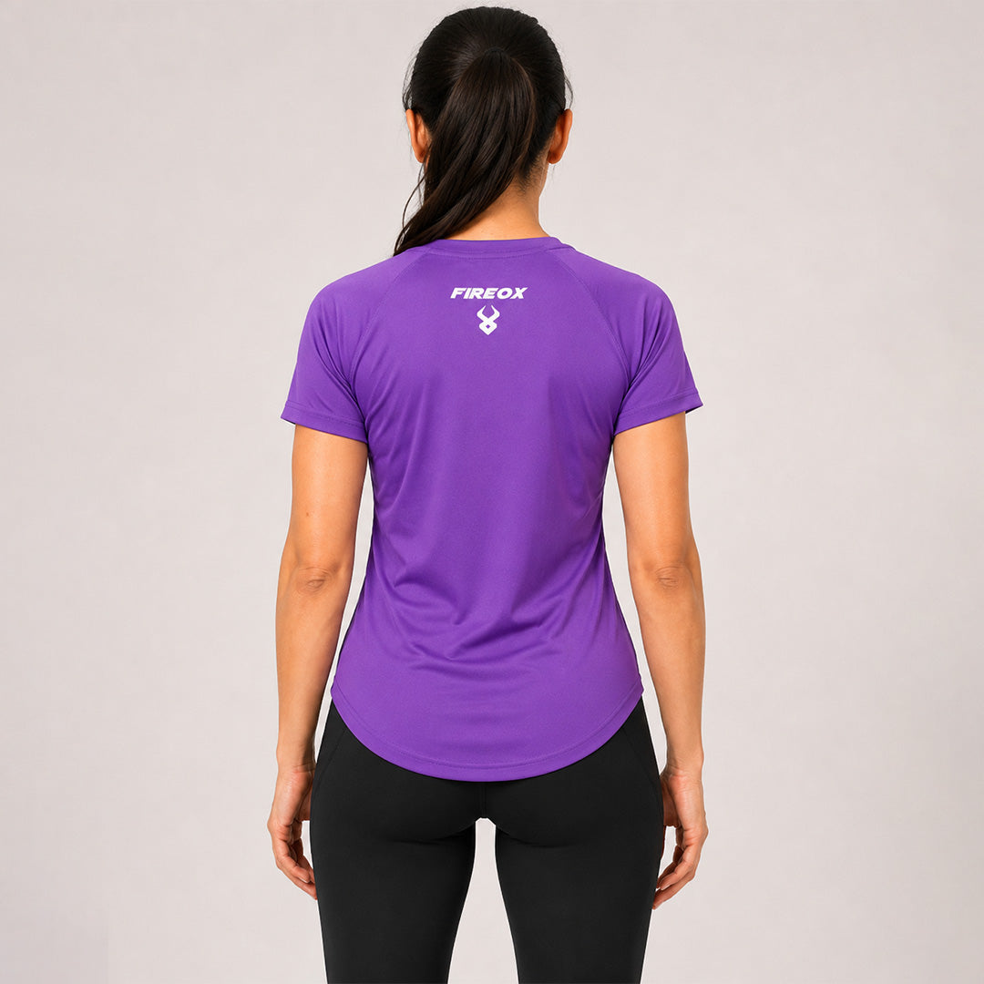 FIREOX Women, Unparalleled T-Shirt, Violet-1, 2026
