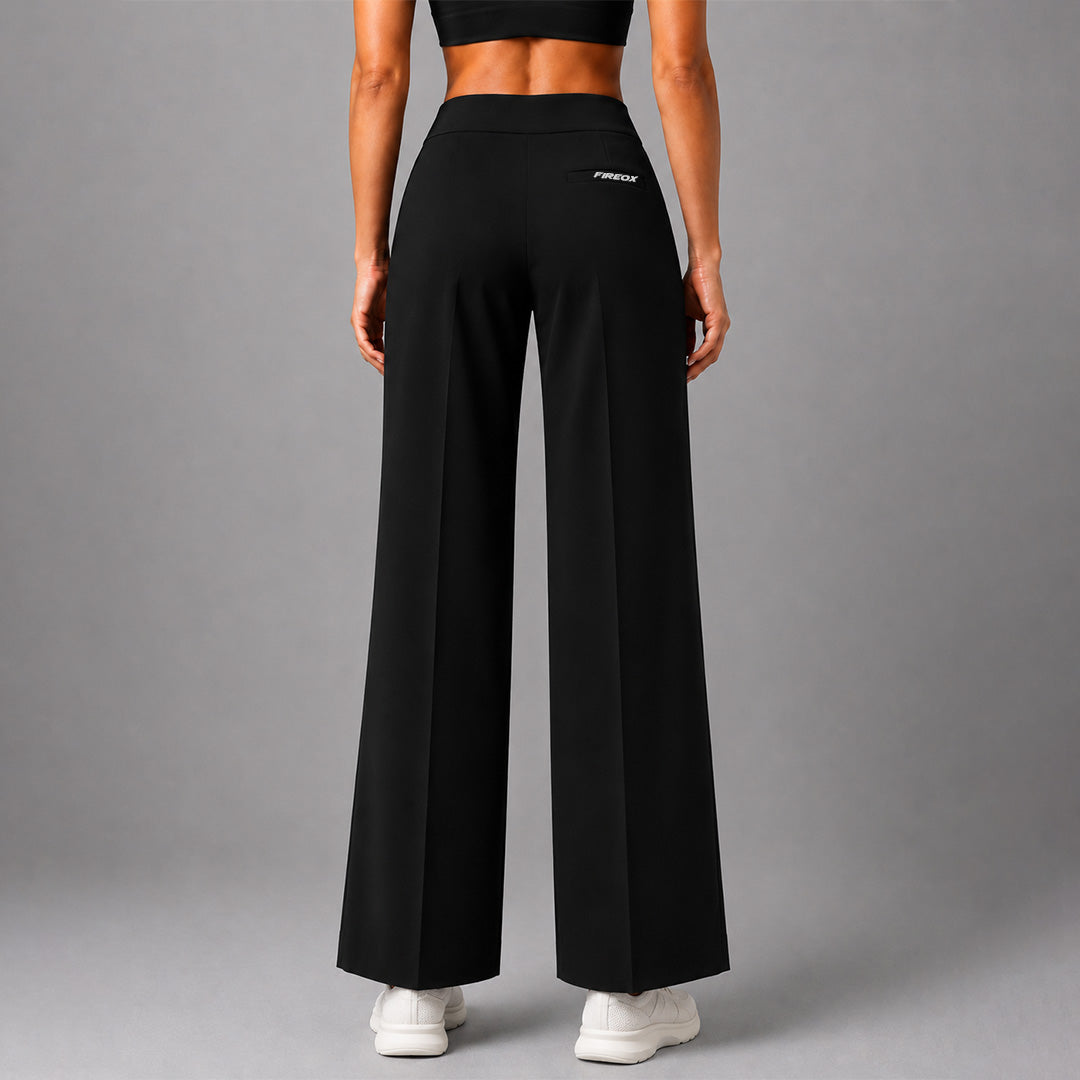 FIREOX Women Wide Leg Trouser, Black, 2026
