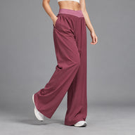 FIREOX Women Wide Leg Trouser, Burgundy, 2026