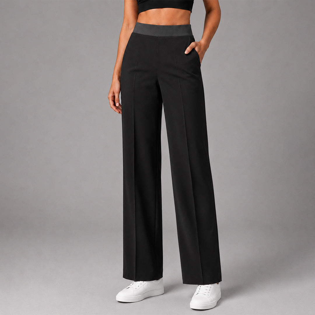 FIREOX Women Wide Leg Trouser, Charcoal, 2026