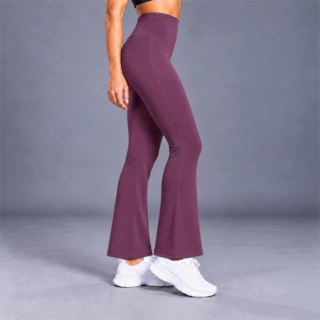 FIREOX Flared Leggings, Burgundy, 2026