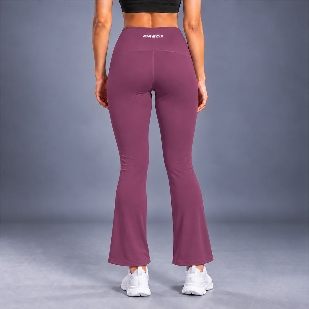 FIREOX Flared Leggings, Burgundy, 2026