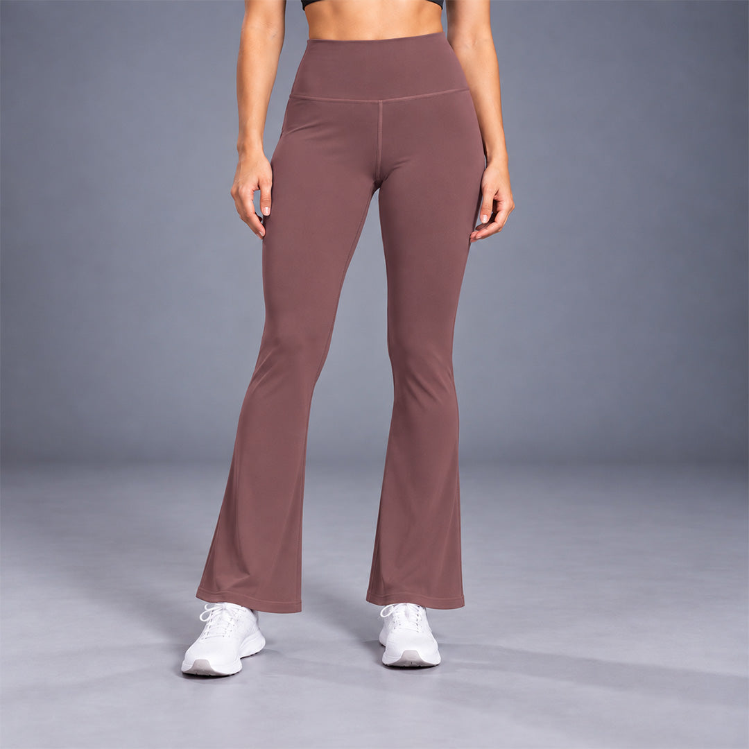 FIREOX Flared Leggings, Brown, 2026
