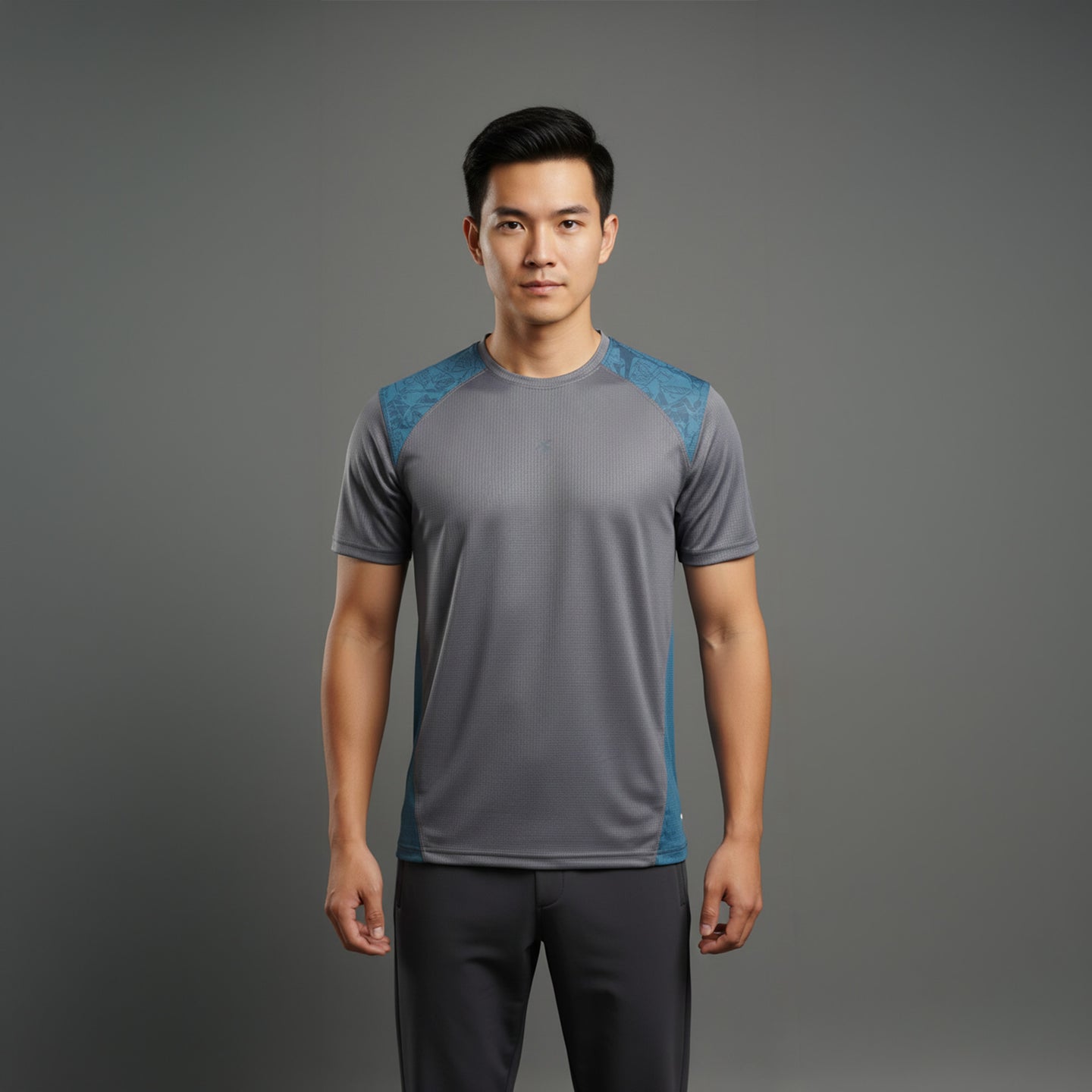 FIREOX Men’s Actfit T-shirt, Charcoal, D1, 2025