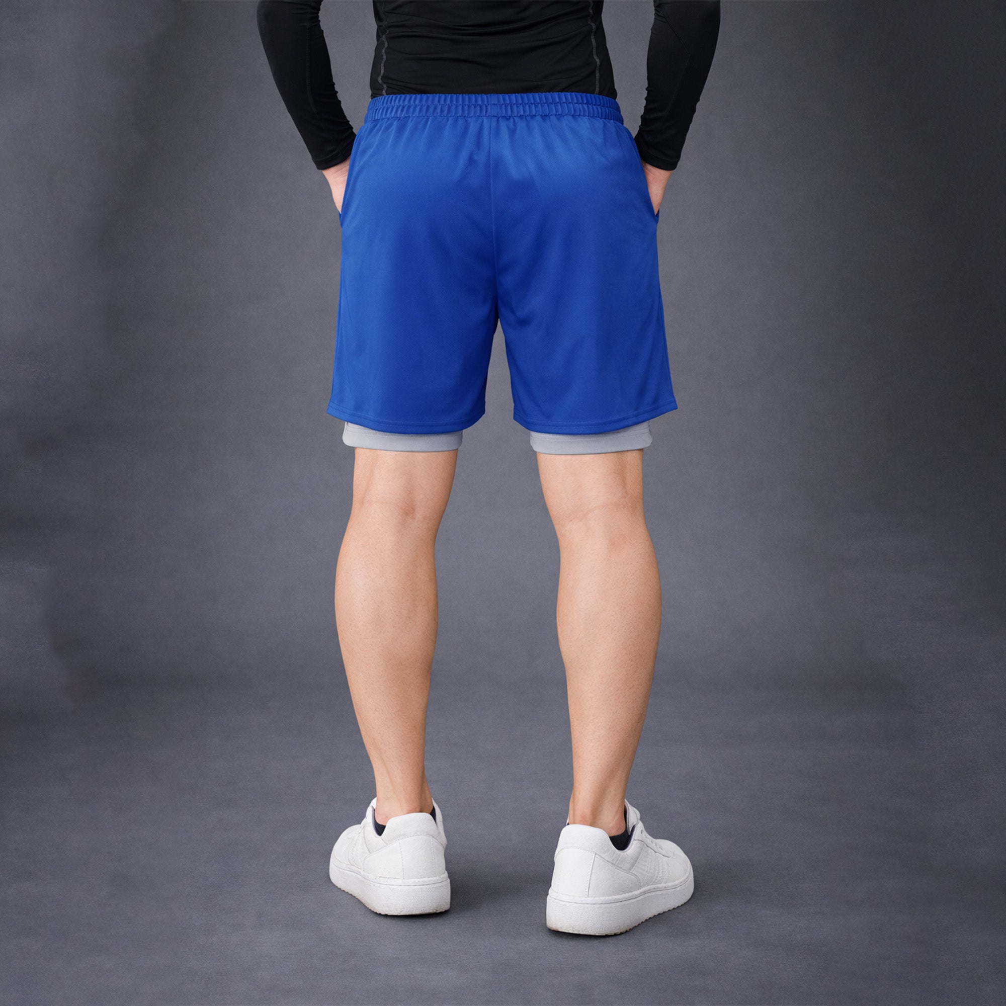 FIREOX Activewear Compression Shorts, Dark Blue, D3, 2025