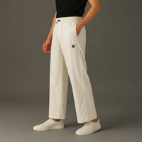 FIREOX MEN Baggy Fit Trouser, Off White, 2025