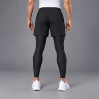 FIREOX Compression Shorts Full Black, 2026