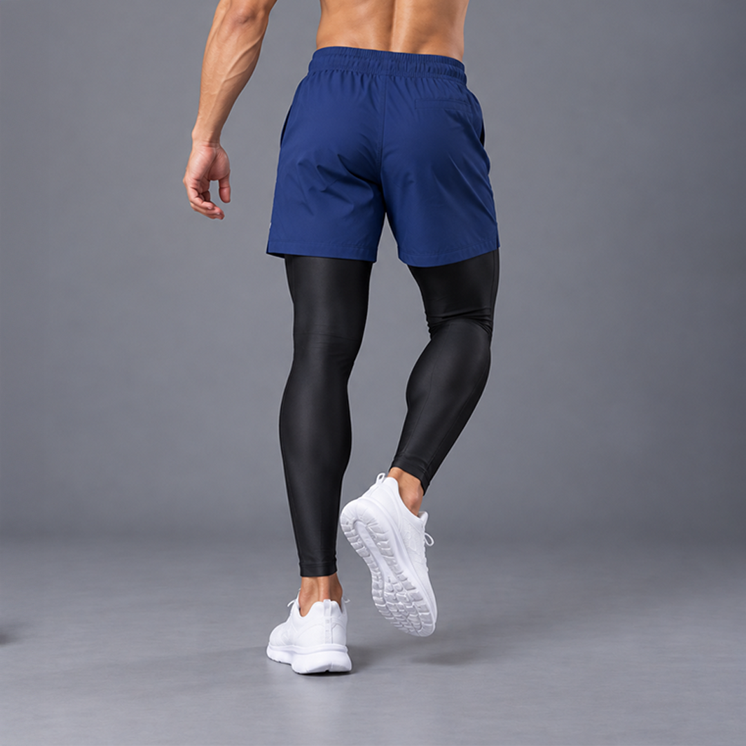 FIREOX Compression Shorts Full Navy Blue, 2026