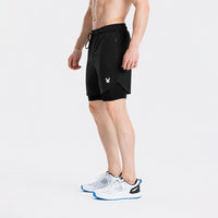 FIREOX Double Compression Shorts Black, 2026-1