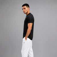 FIREOX Men’s Side Slit Hybrid T Shirt, Black, D1, 2026