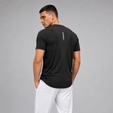 FIREOX Men’s Side Slit Hybrid T Shirt, Black, D1, 2026