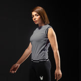 Fireox Activewear Women Tank Top, Black, 2024