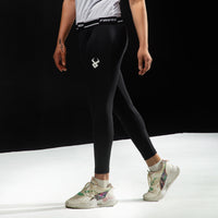 Fireox Activewear Women Leggings, Black