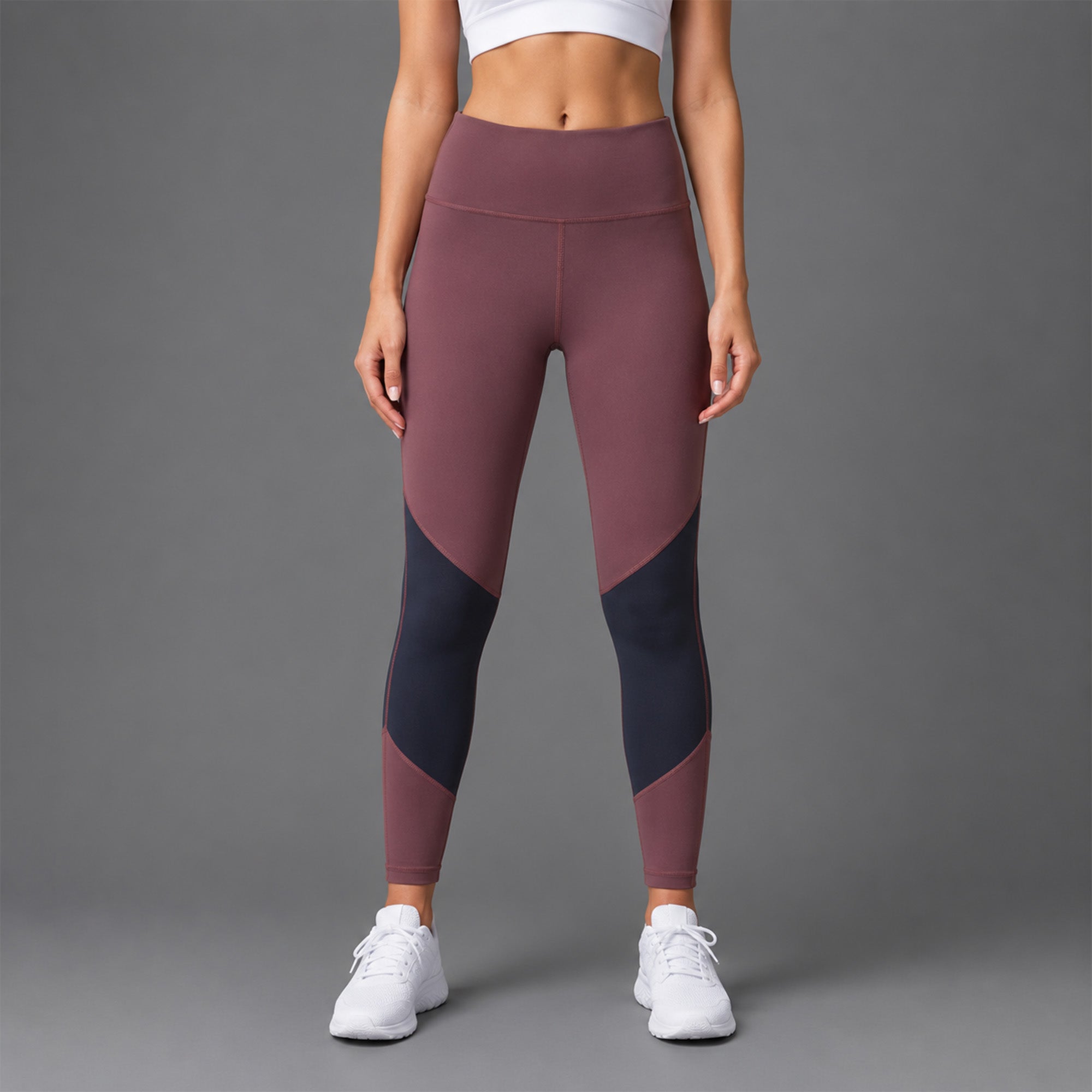 Fireox Activewear Leggings, Dark Brown Black