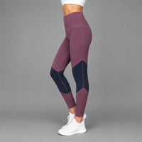Fireox Activewear Leggings, Dark Brown Black
