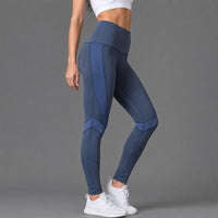 Fireox Activewear Leggings, Grey Navy