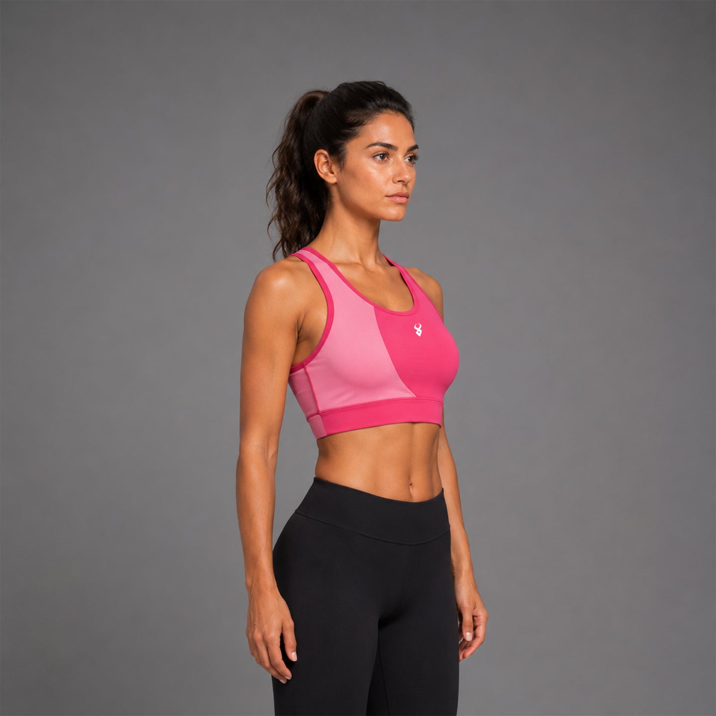 Fireox Sports Bra, Maroon Pink
