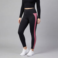 Fireox Activewear Leggings, Black Pink