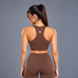 Fireox Sports Bra, Brown-1, 2026