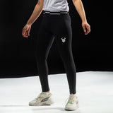 Fireox Activewear Women Leggings, Black