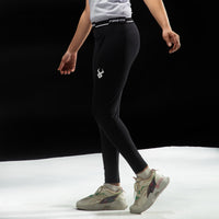 Fireox Activewear Women Leggings, Black