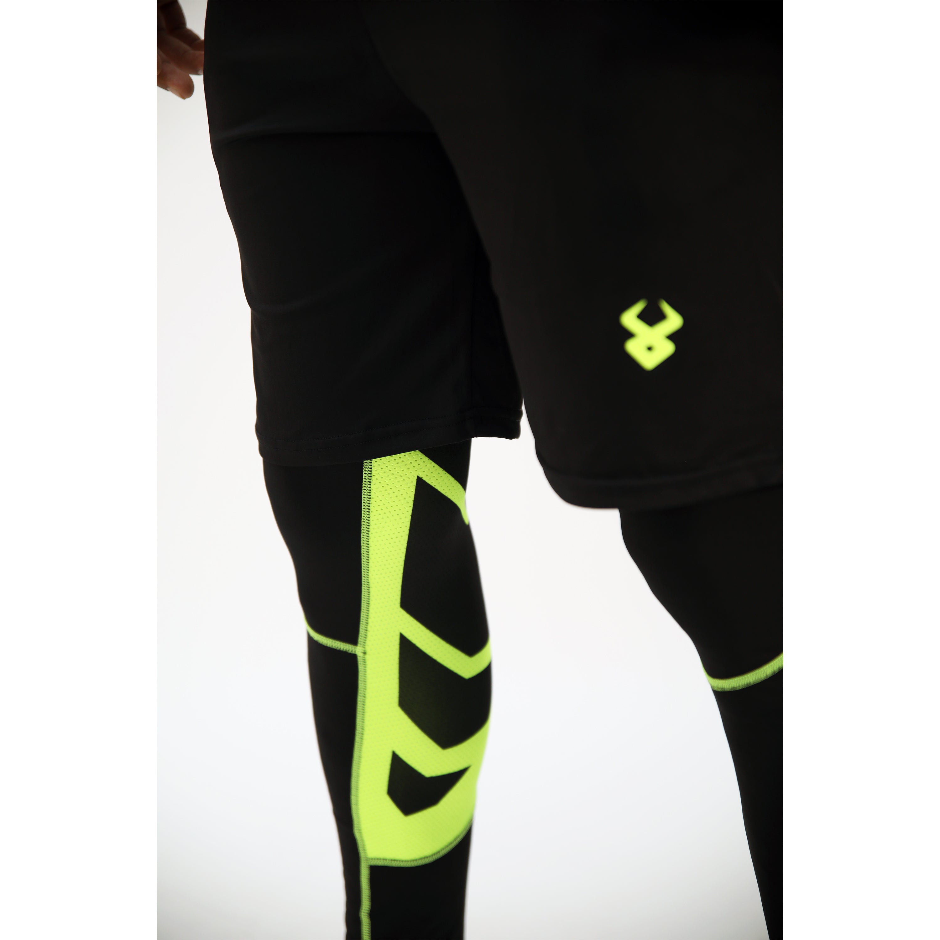 Fireox Mens Compression Shorts & Leggings, Black Green – FIREOX