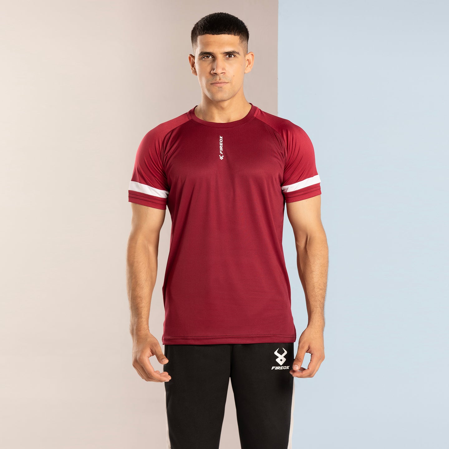 FIREOX PERFORMANCE T-SHIRT, MAROON, 2023
