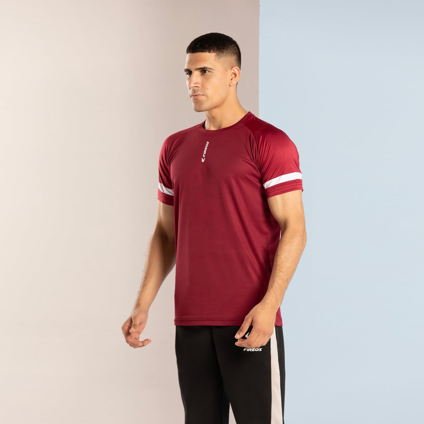 FIREOX PERFORMANCE T-SHIRT, MAROON, 2023