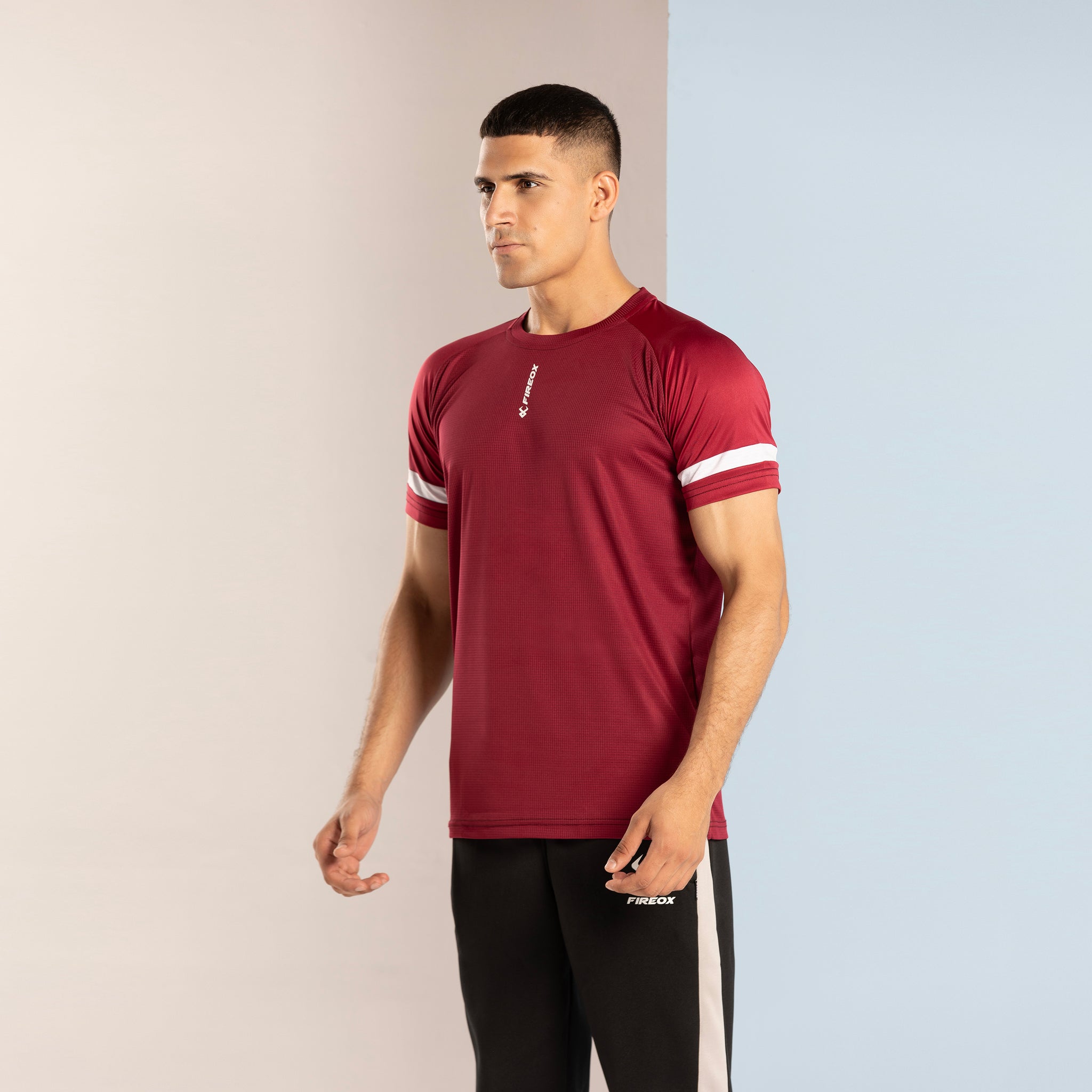 FIREOX PERFORMANCE T-SHIRT, MAROON, 2023