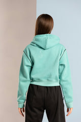 FIREOX Women Hoodie, Cyan, 2024