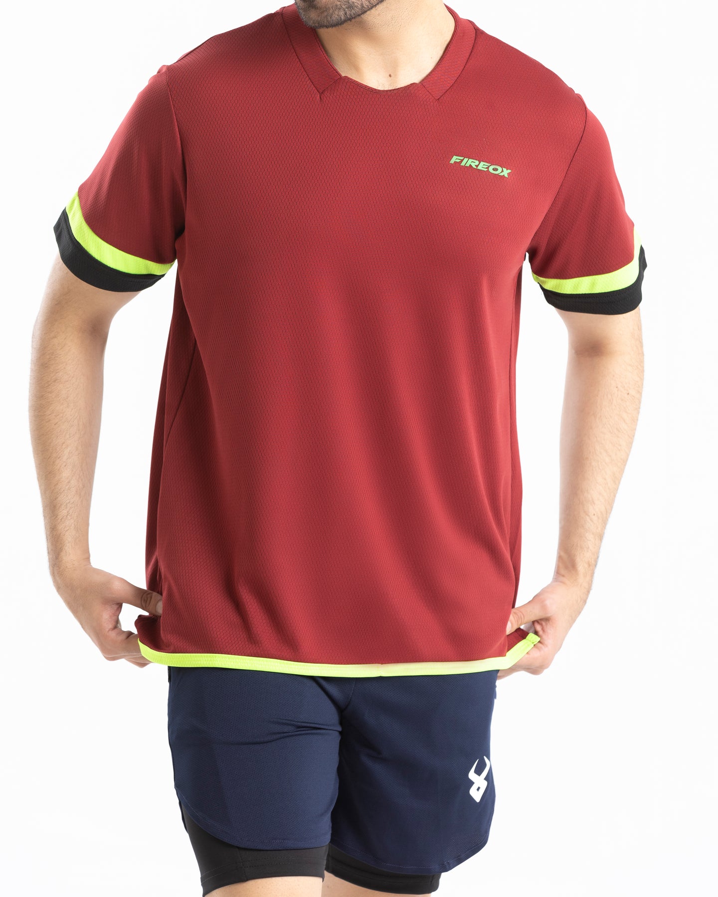 FIREOX T-Shirt, Marooon, D2, 2023