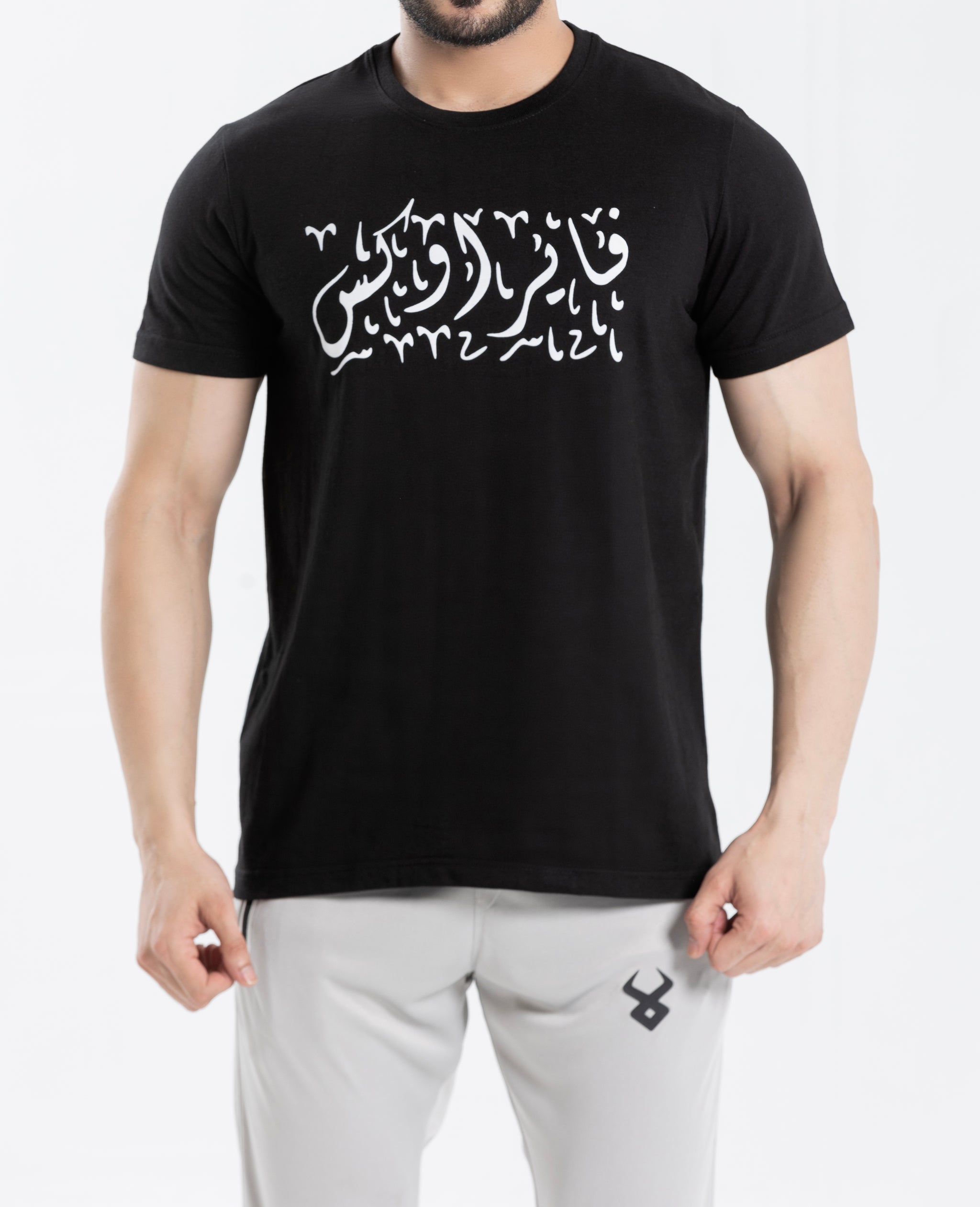 FIREOX COTTON T-SHIRT, BLACK, 2023