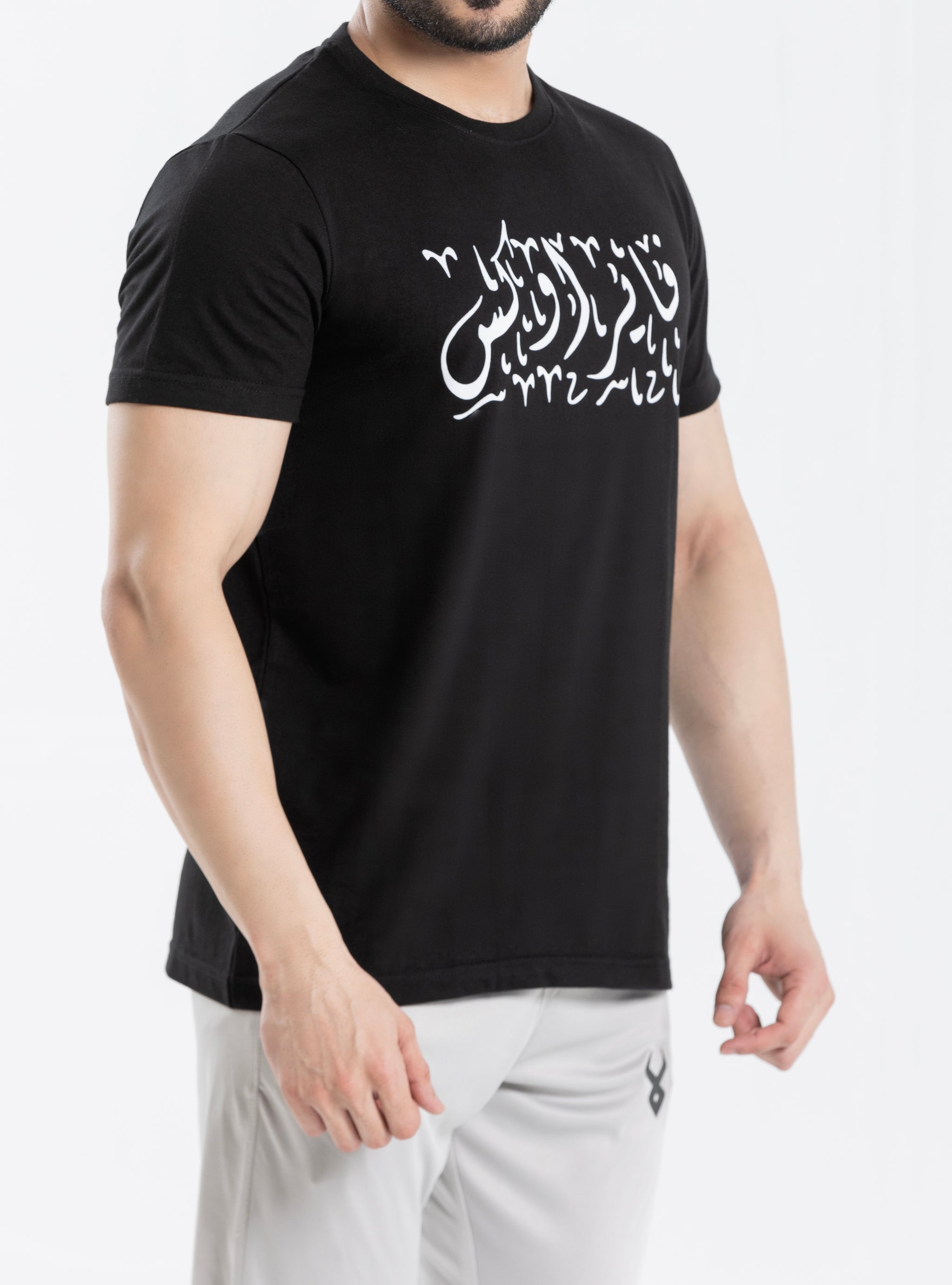 FIREOX COTTON T-SHIRT, BLACK, 2023