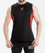 FIREOX Actifit Training Tank Top, Black Red, 2023