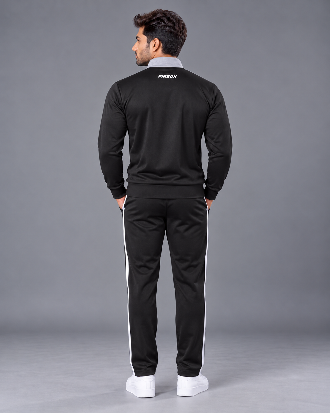 Fireox Tracksuit, Black Grey, 2026
