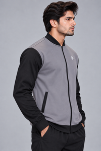 FIREOX MEN Baseball Jacket , Grey, 2026