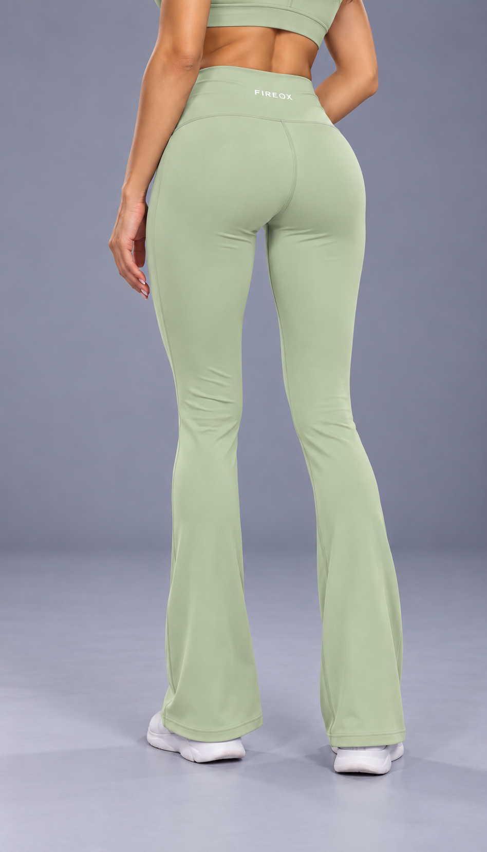 FIREOX Flared Leggings, Mint Green, 2026