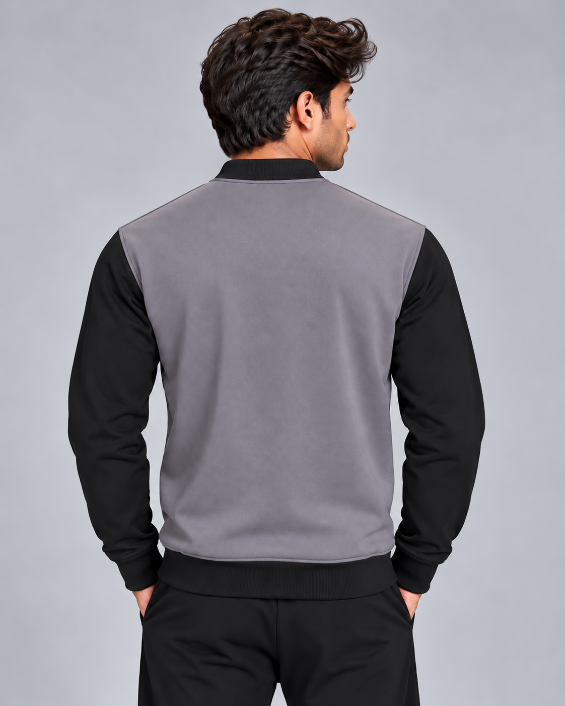 FIREOX MEN Baseball Jacket , Grey, 2026
