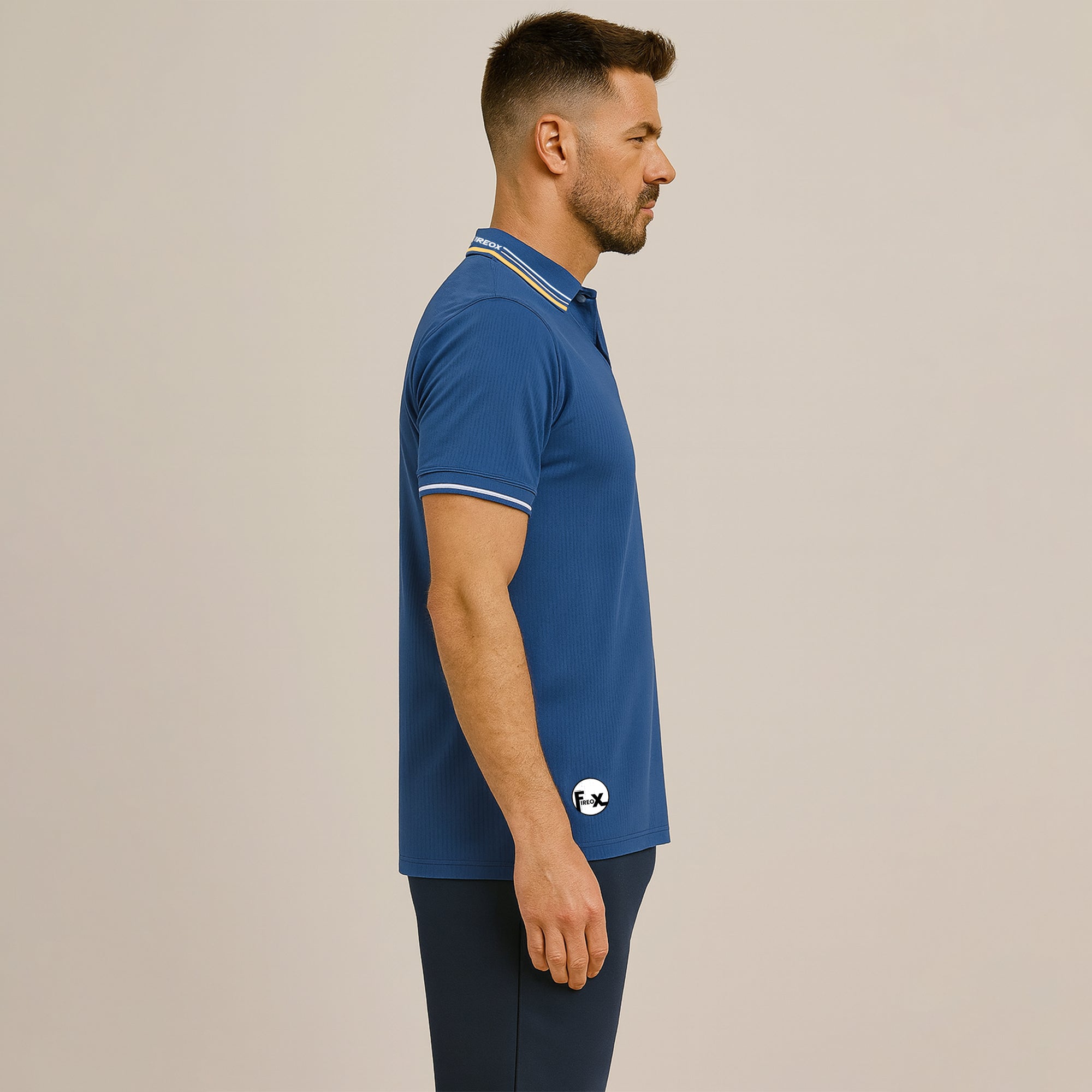 FIREOX Men’s Workalatics Polo, Petroleum, 2025